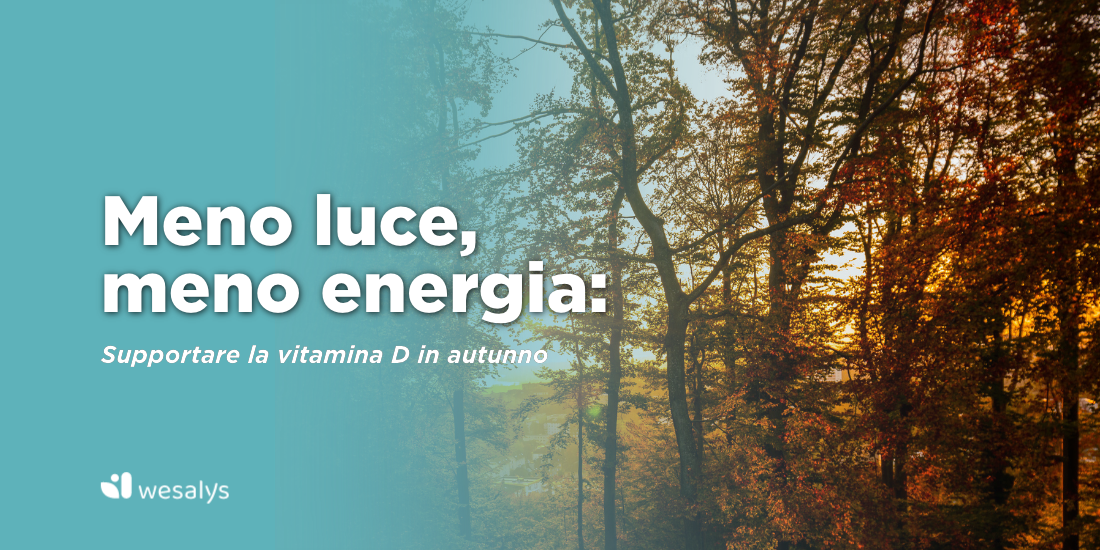 Meno luce, meno energia: supportare la vitamina D in autunno