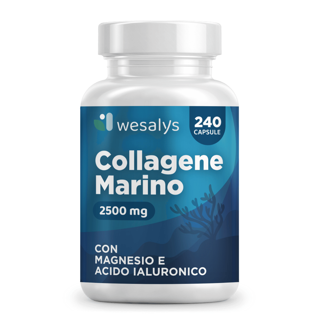 Compresse Di Collagene Marino Idrolizzato 600mg &ndash; Tipo 1 E 2 &ndash; 60 Capsule &ndash; Suppzup UK