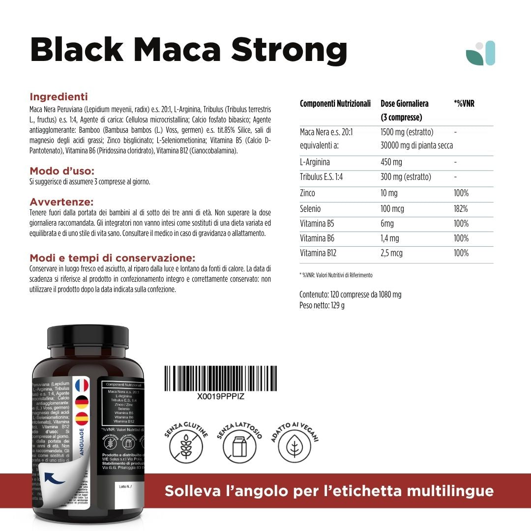 Maca Negra Fuerte