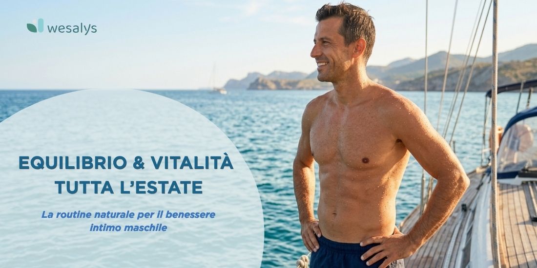 Equilibrio e vitalità tutta l'estate: la routine in tre mosse per il benessere intimo maschile