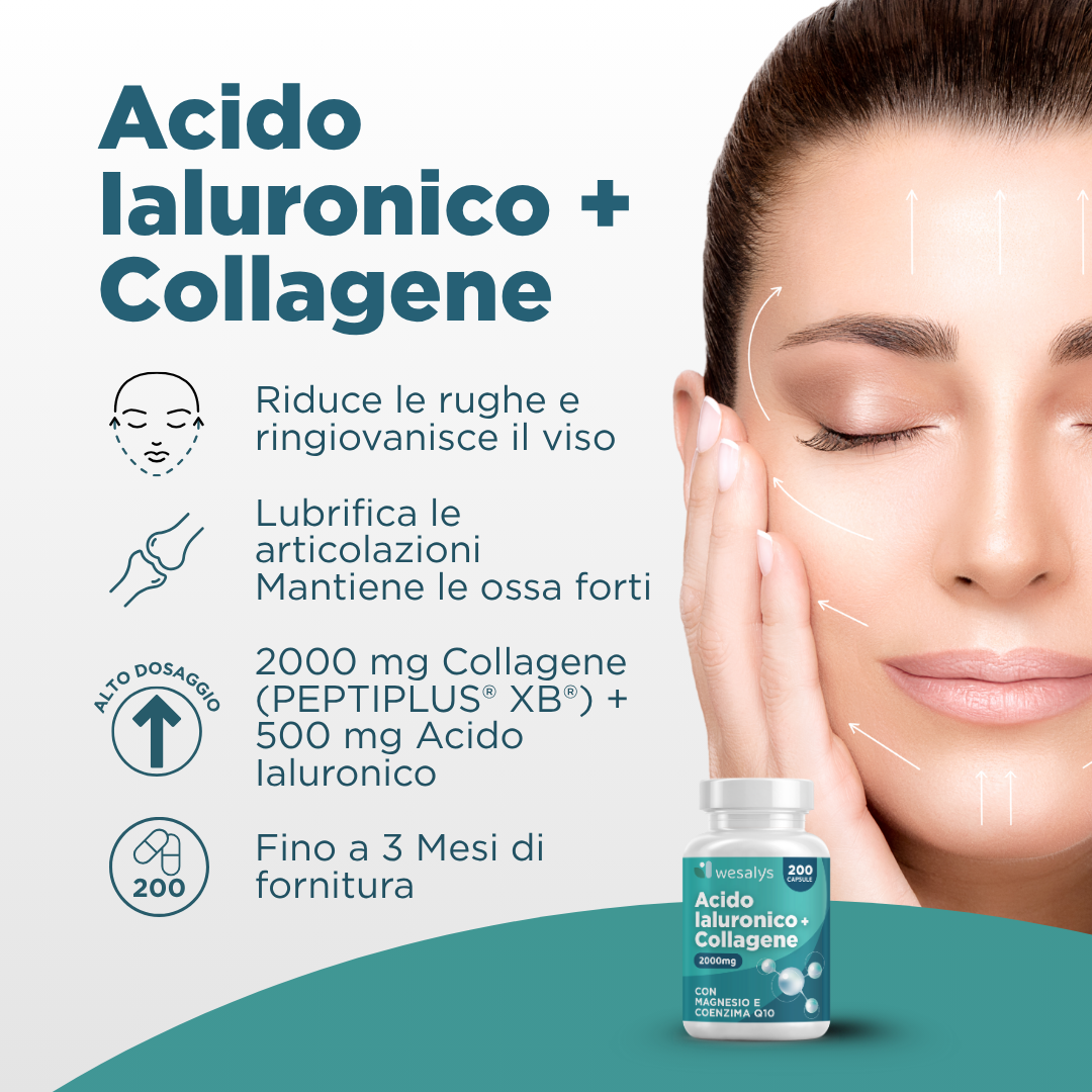 Acido Ialuronico + Collagene