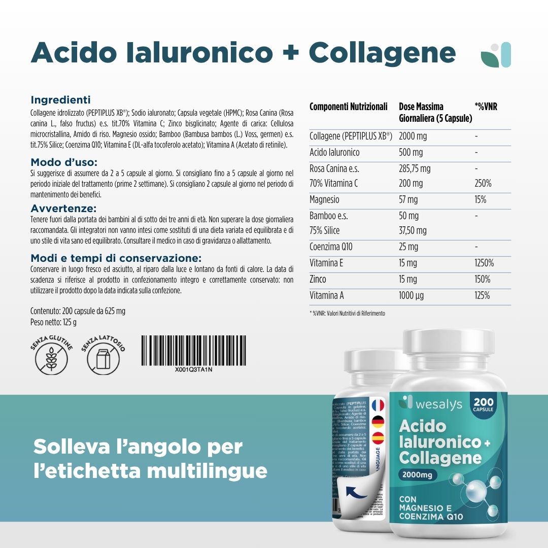 Ácido Hialurónico + Colágeno