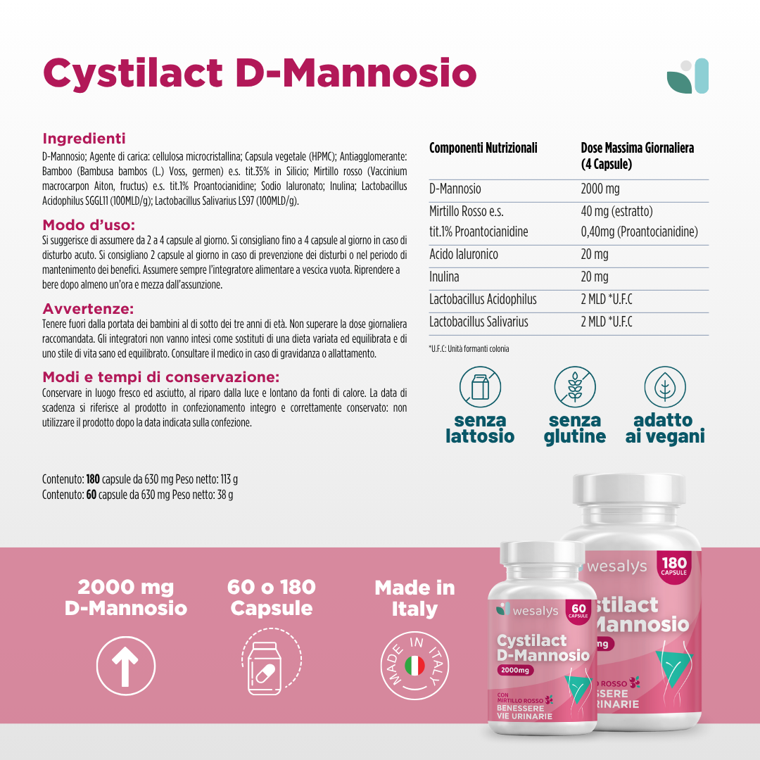 Cystilact D-Mannosio