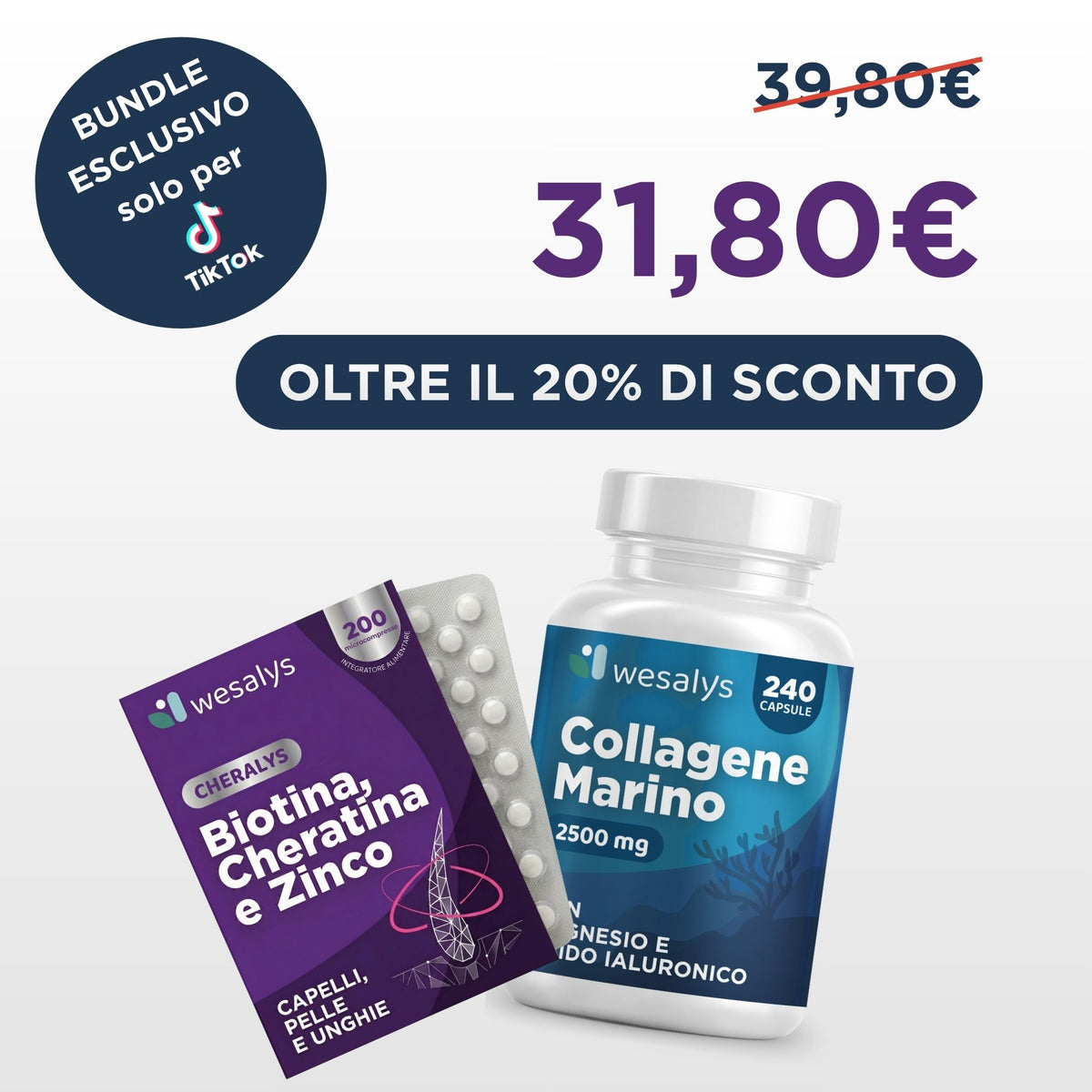 Bundle Esclusivo Cheralys + Collagene Marino 240 TTS